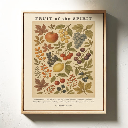 Fruit of the Spirit Botanical Print