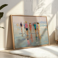 Summer Strolls Along Mirrored Shores