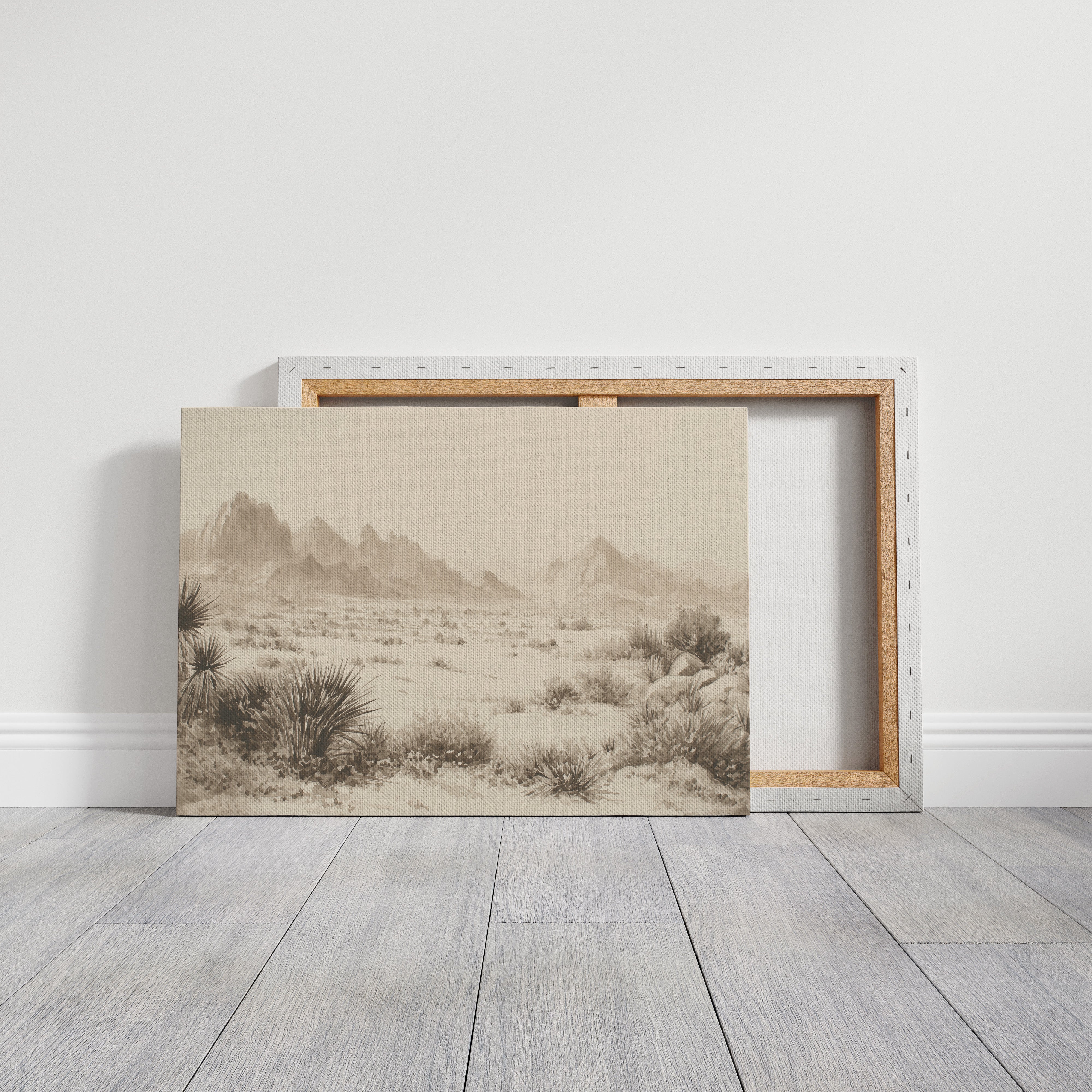 Mojave Solitude - Desert Mountain Landscape