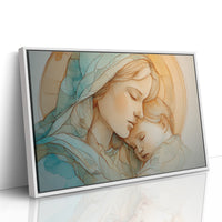 Tender Moments In Aqua Gold