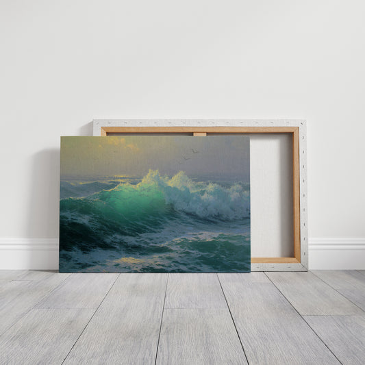 Ocean's Wild Dance At Dawn