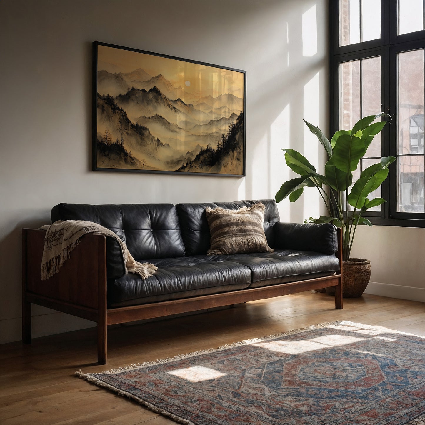 Mountains Rest In Golden Hour