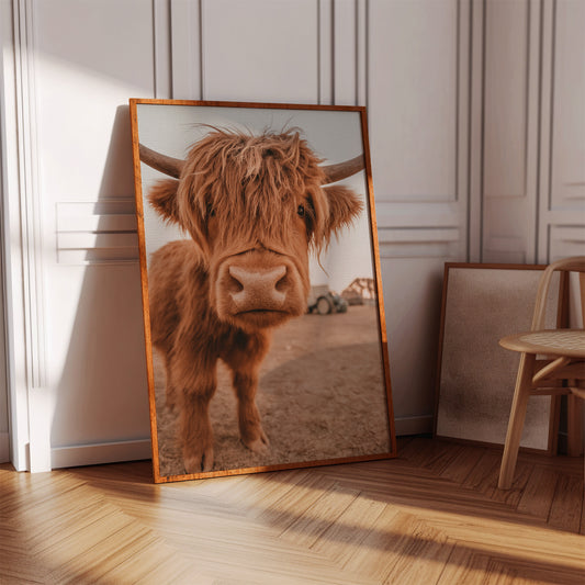 Sweet Stare from the Highland Pasture