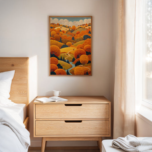 Rolling Hills Paint October's Symphony
