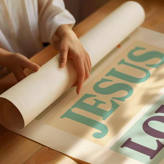 Faith Speaks In Color Blocks