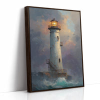 Illuminated Guardian Against Twilight Storm