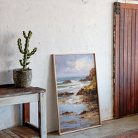 Tides Embrace the Weathered Shore