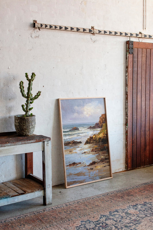 Tides Embrace the Weathered Shore