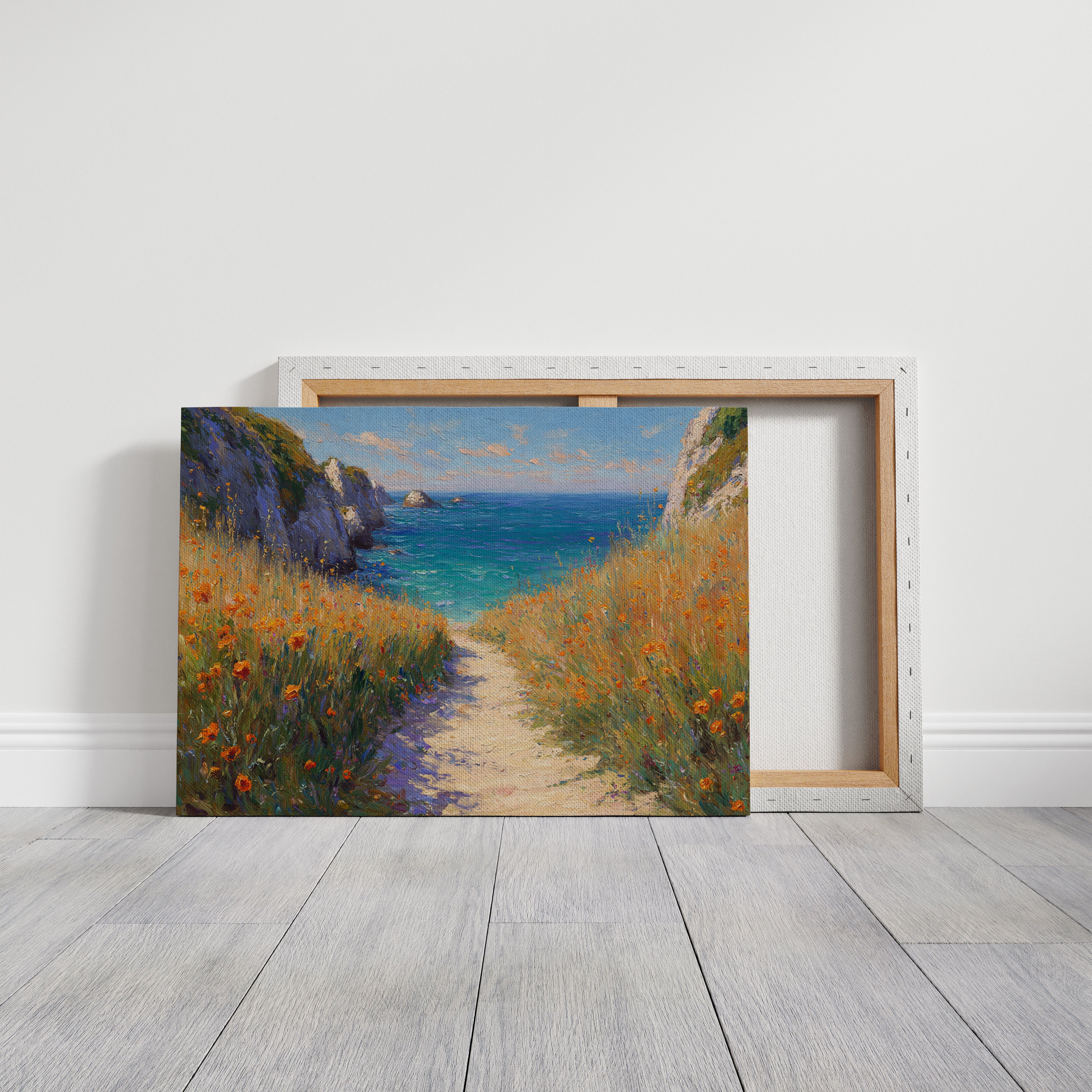 Poppies Dance Along Ocean Trails