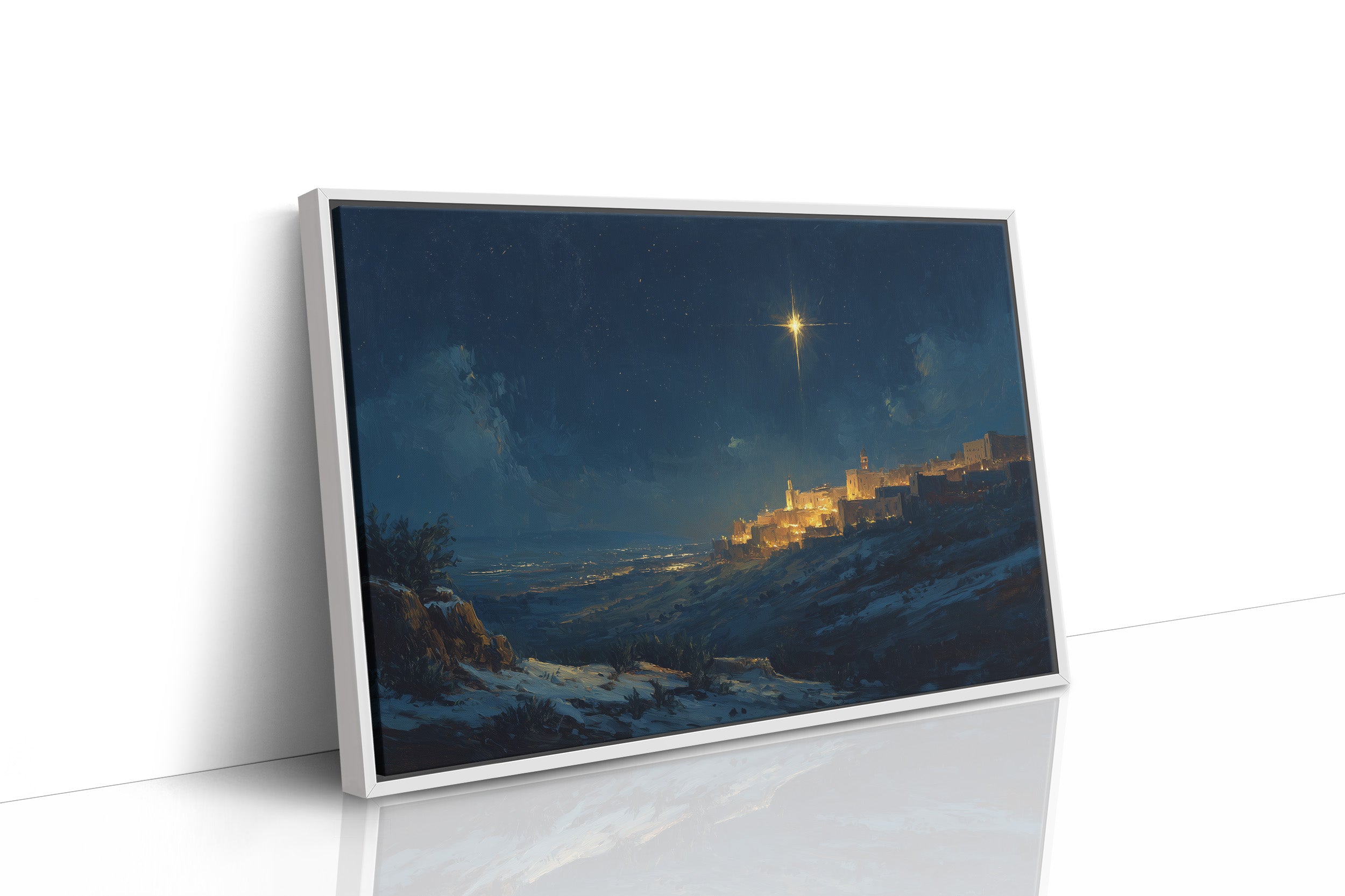 Ancient City Under Celestial Light