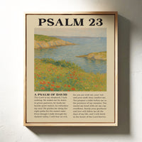 Psalm 23 Coastal Peace Print