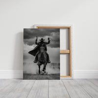 Masked Outlaw at a Full Gallop