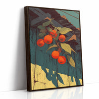 Persimmons Against the Old Roof