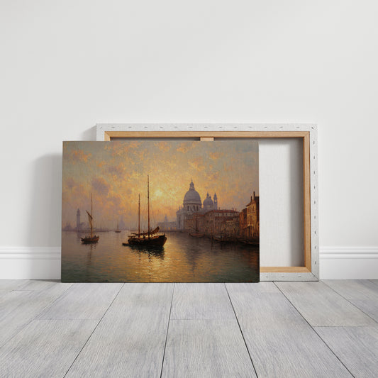 Venetian Sails Chase Golden Light