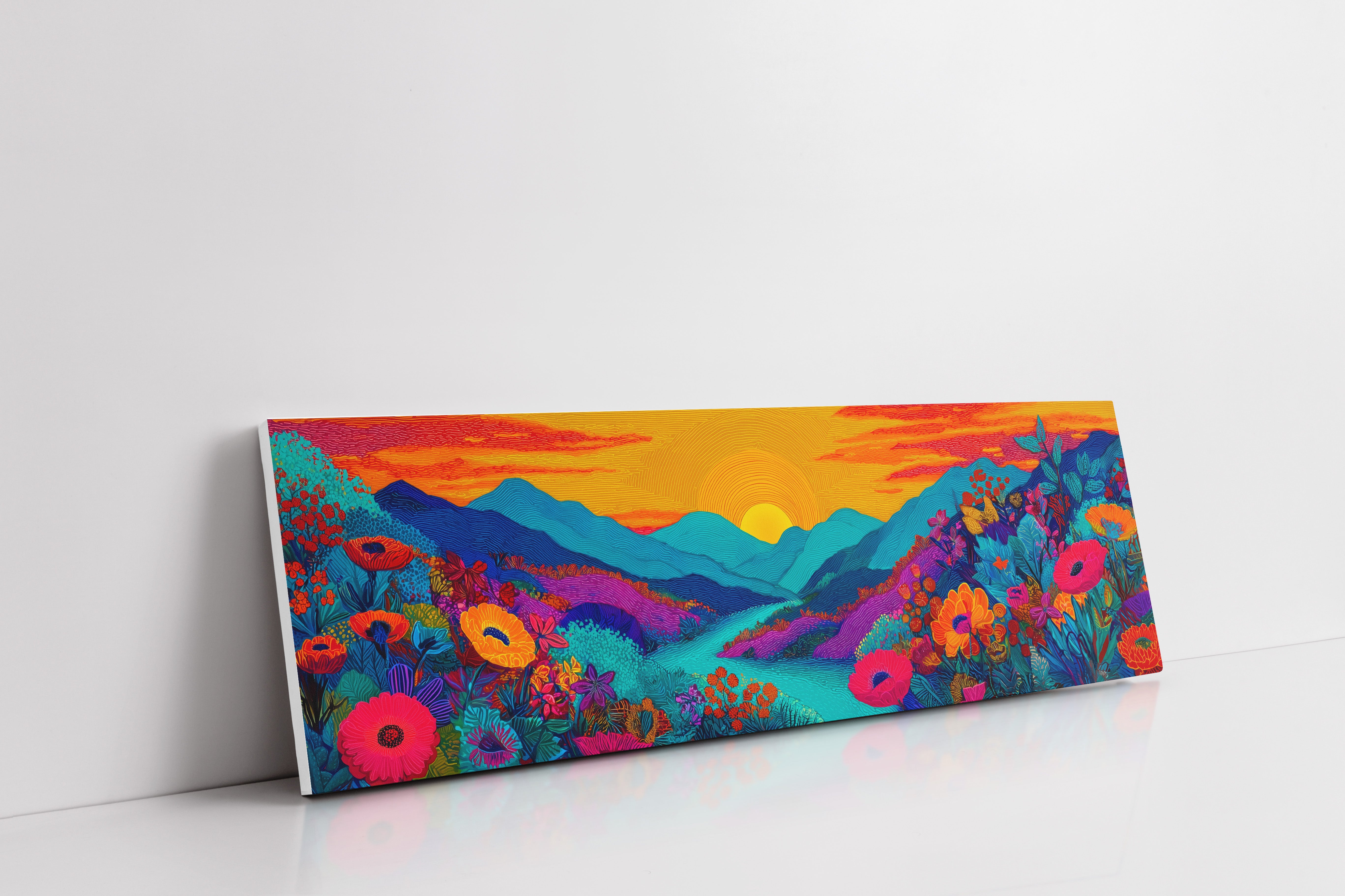 Sunrise Through Wild Bloom
