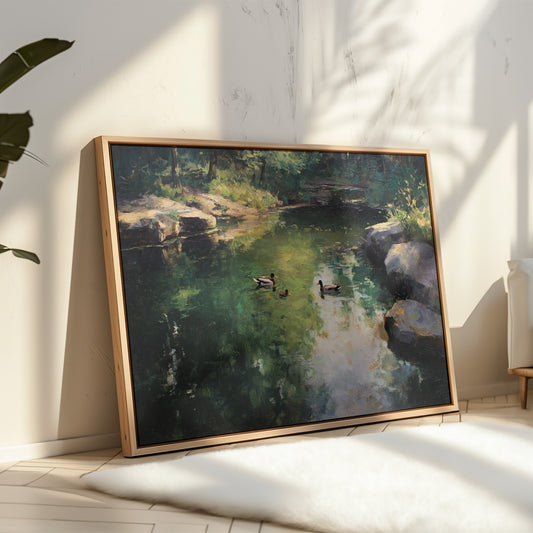 Mallards Find Their Secret Pool