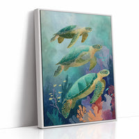 Sea Dancers In Coral Light