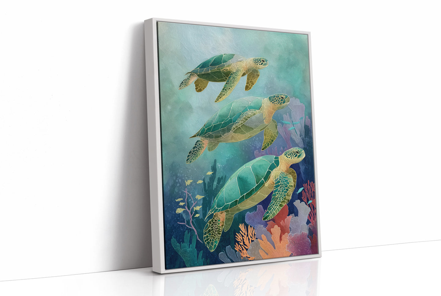 Sea Dancers In Coral Light