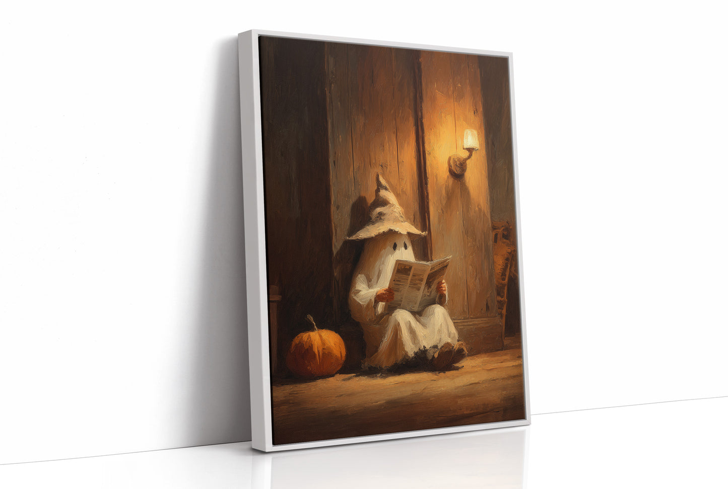 Ghostly Reader Awaits Halloween News