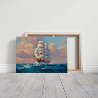 Sunset Sails Chase Ocean Dreams