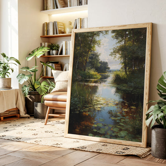 Serenity Along The Water's Edge