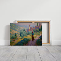 Tuscan Wildflowers Light Ancient Paths