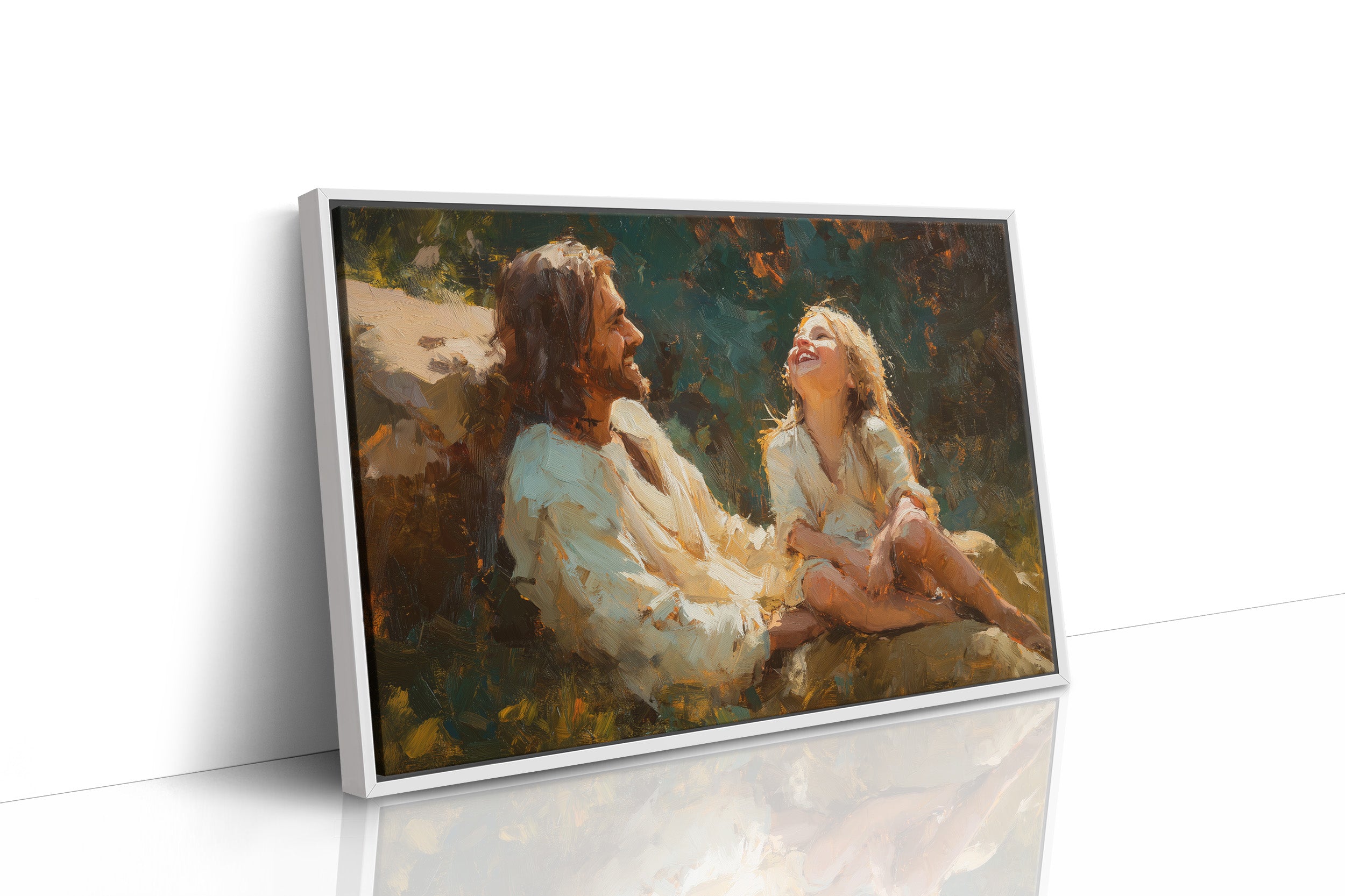 Joyful Moments in Golden Light