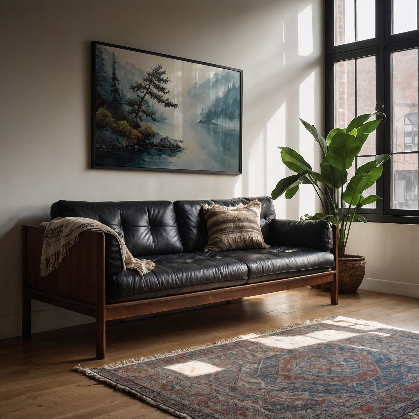 Lone Pine Guards Misty Waters