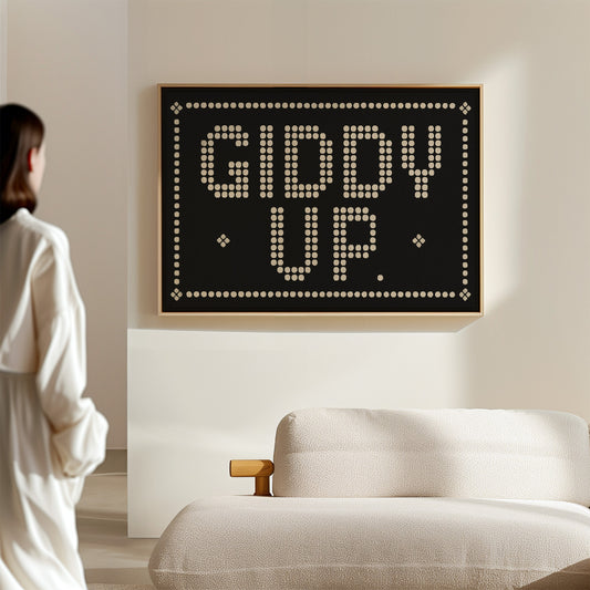 Giddy Up Western Typography