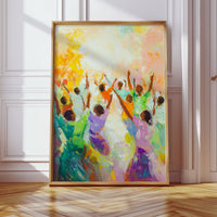 Lifted in Praise and Color