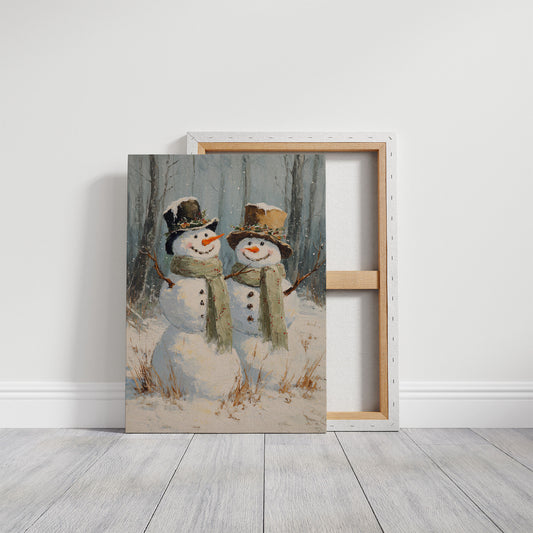 Snow Friends Share Winter's Gentle Song