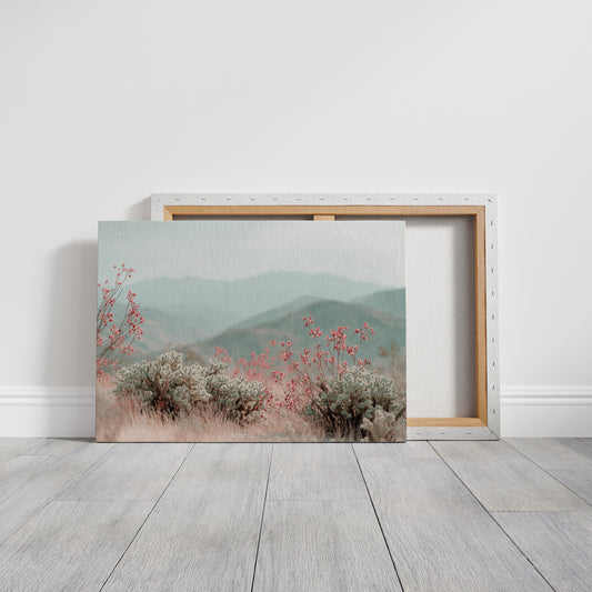 Desert Blossoms Paint Mountain Dreams