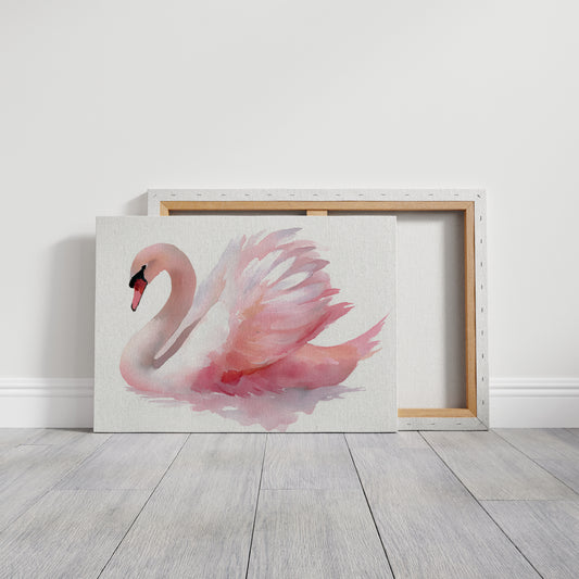 Pink Grace Drifts At Dawn