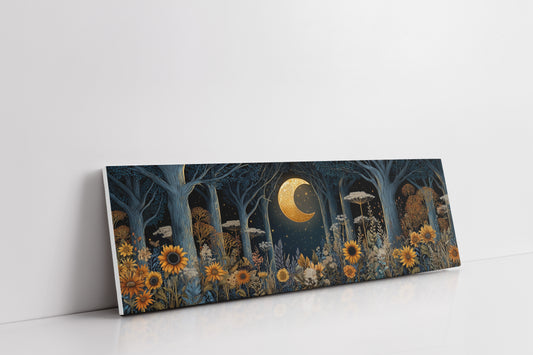 Moonlit Garden of Gold