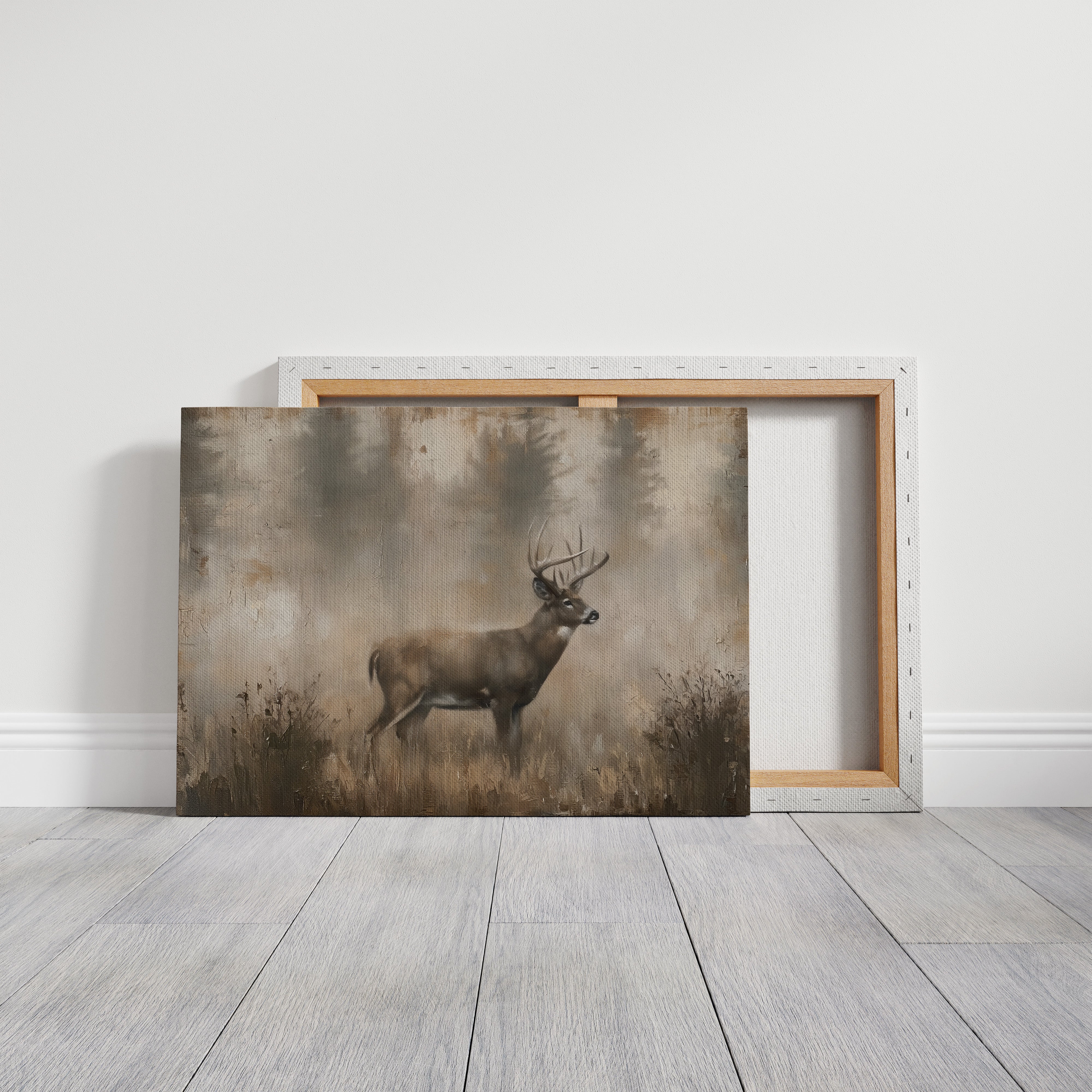 Antlers Through the Mist