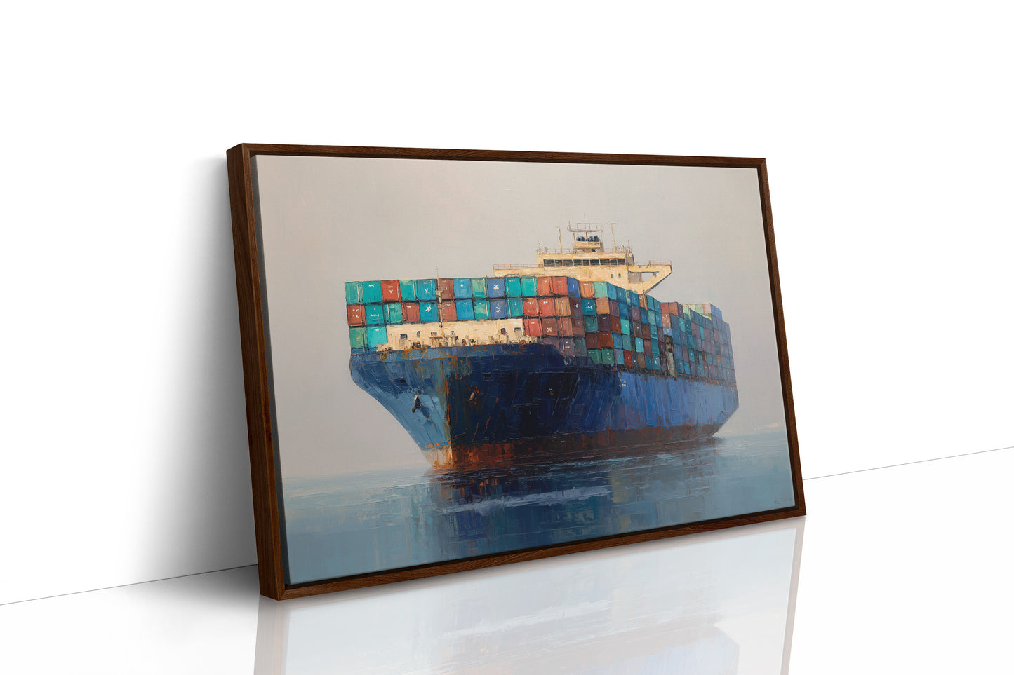 Cargo Giants Cross Quiet Waters