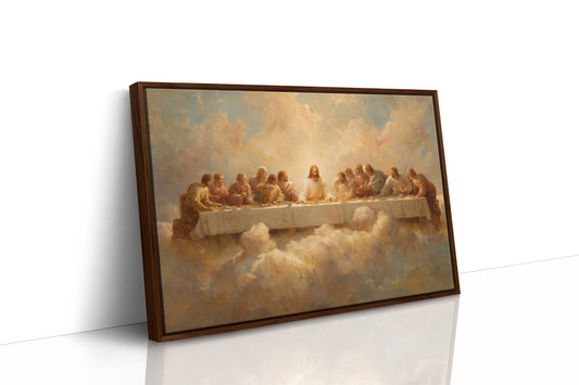 Sacred Gathering Among Golden Clouds