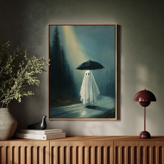 Beneath The Umbrella's Embrace