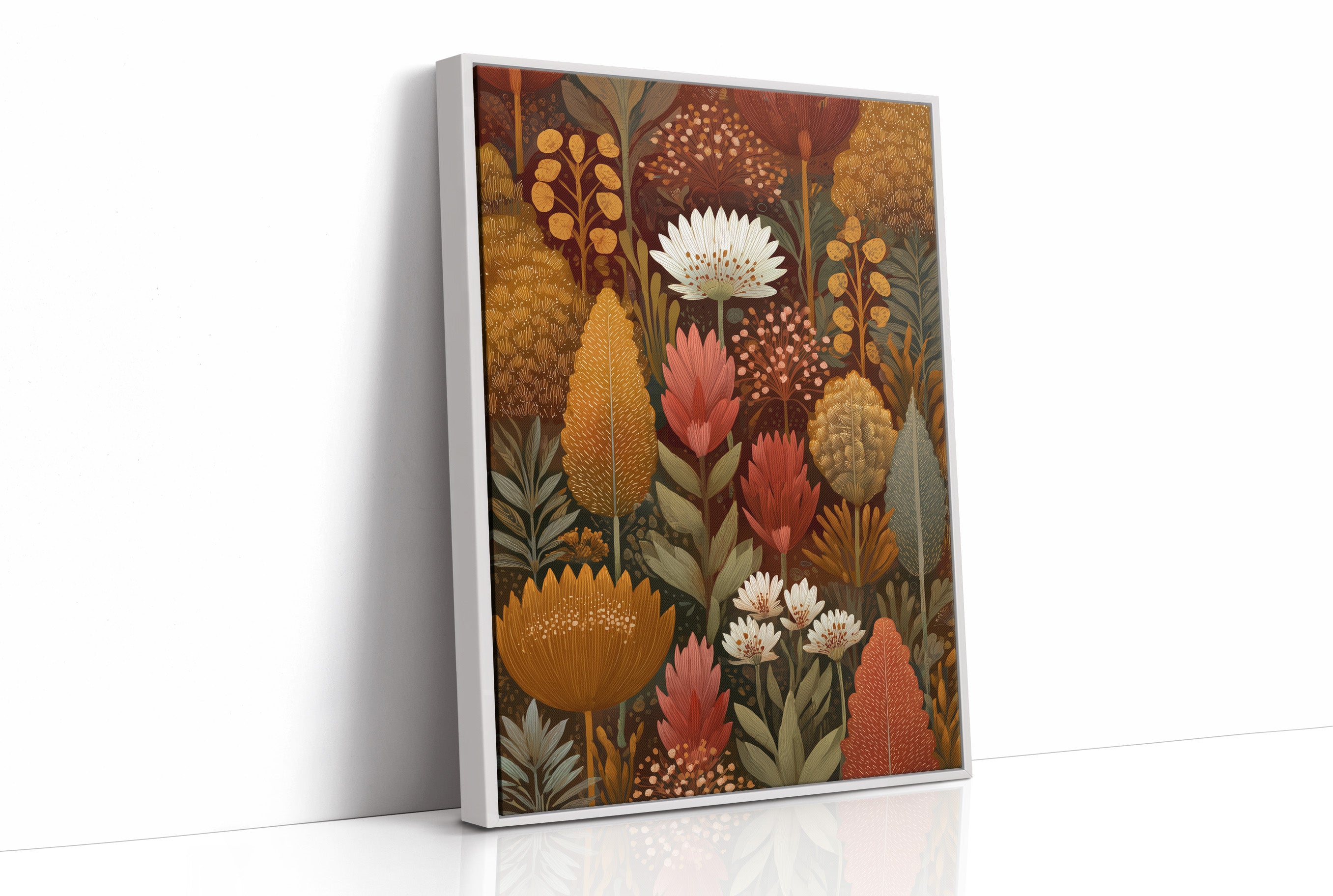 Autumnal Dreamscape: Flora in Warm Embrace