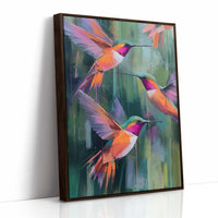 Emerald Symphony of Nectar Seekers