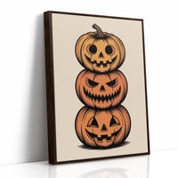 Stacked Gourds Tell October Tales