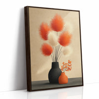 Pampas Plumes in Terracotta