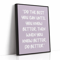 Do The Best You Can Quote Print
