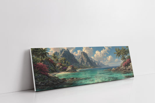 Emerald Shores Beneath Rising Peaks