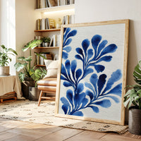 Tidal Dances of Indigo Leaves