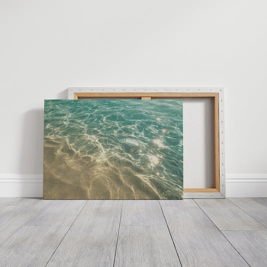 Crystal Tides Kiss Golden Shore