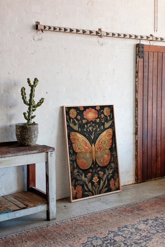 Embroidered Wings of a Forgotten Garden