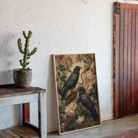 In Bloom With Midnight Feathers