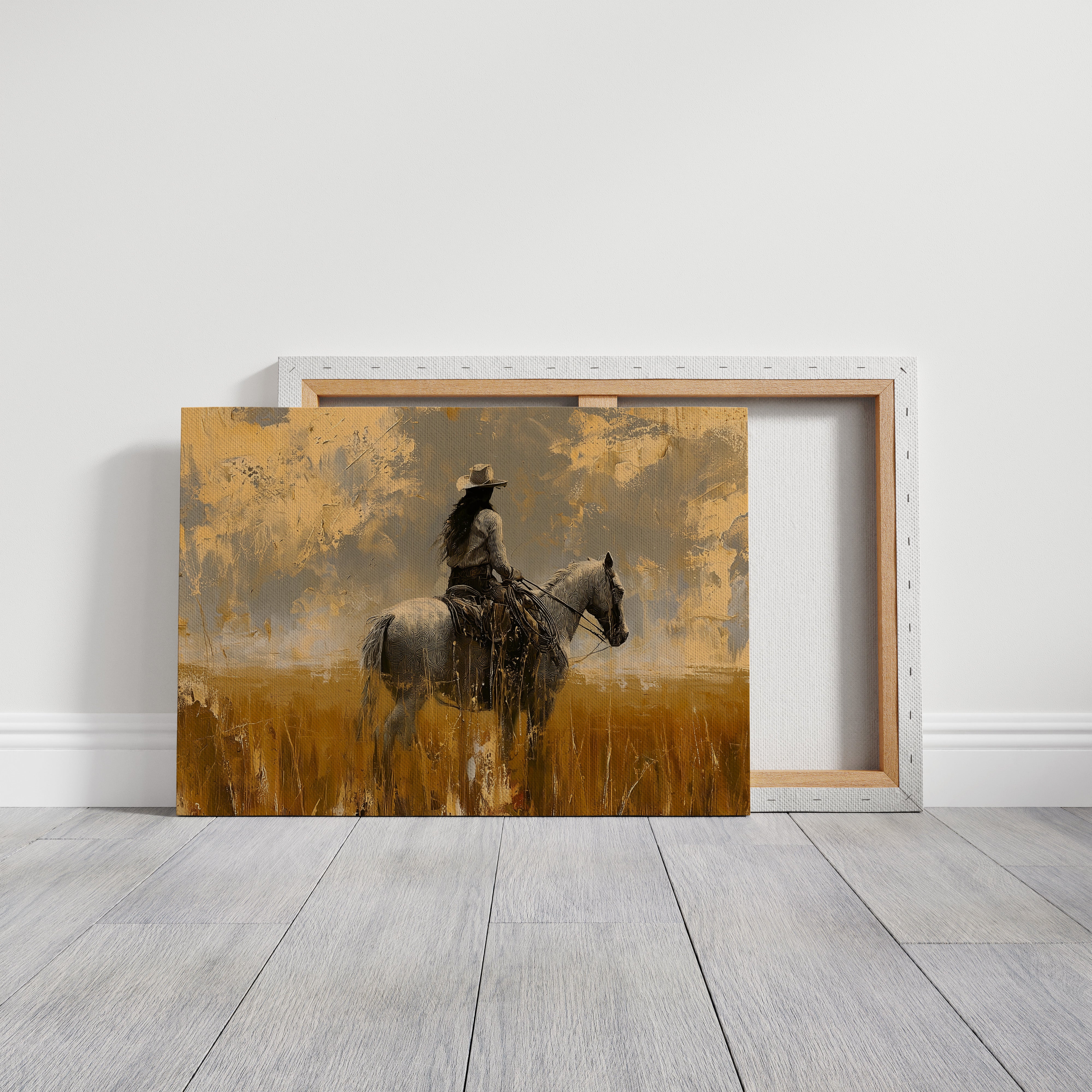 Rider in the Gold Field