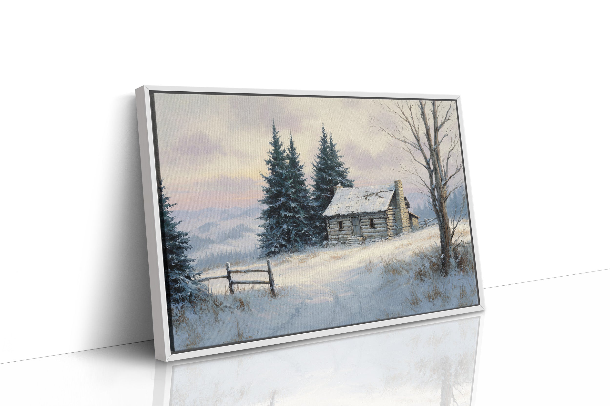 Snow Settles On Mountain Memories